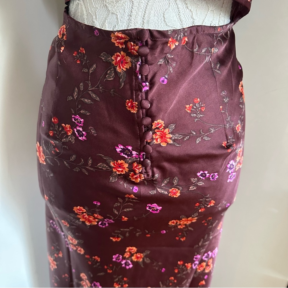 NWT Free People Butterfly Babe Cap-Sleeve Maxi Slip Dress sz XL - Picture 9 of 11